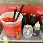 一楽ラーメン - 卓上！