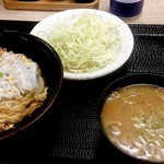 かつや - 朝食のミニカツ丼セットです