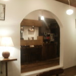 向こう側は、カウンター席