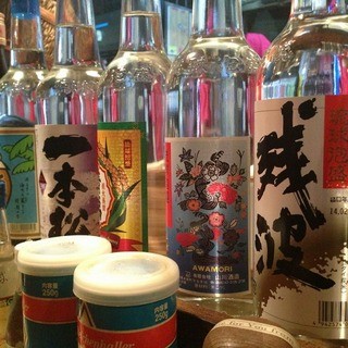 Awamori and old Awamori sake range from standard to rare brands.