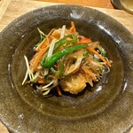 旬華 なか村 - 金目鯛の香味揚げ　春雨炒めソース