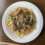 Trattoria & Pizza Banzo - ソーセージのペペロンチーノS@800Bセット付