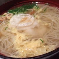姫路 瓢亭 西二階町店 ふくべ - 鱧しゃぶの〆の素麺は鱧の旨味たっぷりにふんわり溶き卵でめっちゃ旨し！
                
                