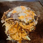 お好み焼 オモニ - ミックス焼+うどんモダン