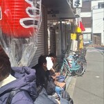 お好み焼 オモニ - 外観　　開店前10人並んでいました。