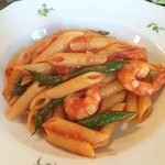 カーサ カルマ - 【2014.6.28】海老とインゲンのトマトソースペンネ