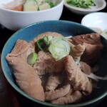 こいずみ食堂 - 定食のもつ煮