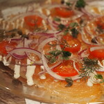 炭火焼き離島酒場ウタとルリ - スダチクリームソース