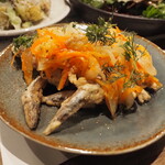 炭火焼き離島酒場ウタとルリ - きびなごのカルピオーネ