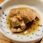 しんのすけ - あん肝煮(サービス)