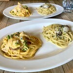 リトルネスト - パスタはシェア盛り付けして頂けます！