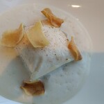 フィリップ・ミル 東京 - 帆立貝のクーサン仕立て　 トピナンブールのバリエーション