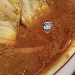 蒙古タンメン中本 - 熱々のスープアップ