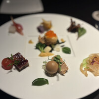 THE DINING シノワ唐紅花＆鉄板フレンチ蒔絵 - 