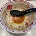 蒙古タンメン中本 - 美味しさ故、完飲完食です！ごちそうさまでした！！