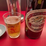 南海飯店 - ビール大瓶キリン