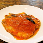 タベルナ サクハタ - 本日のメイン(肉又は魚)選択できます(本日は、鰯のソテー)