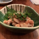 鳥どり - 鶏の梅肉しそ和え