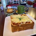 喫茶フリスコ - プリンセット
チーズミートトースト