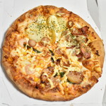ドミノ・ピザ - 料理写真:クワトロ・マヨスペシャル・Sサイズ(持ち帰り限定ベストセラーピザ699円+サーチャージ200円)2025年2月