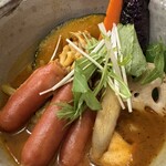 スープカリー 奥芝商店 - ソーセージときのこ