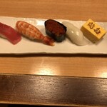 うまい鮨勘 - 〆のお寿司