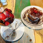 パステルカフェ 上野マルイ店 - バレンタインメニューなのかな♡