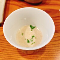 里葉亭 - きのことトリュフのポタージュ
