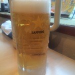 北海道唐揚げ　えぞ丸 - 生ビール