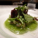 ポンテ デル ピアット - 稚鮎のエスカベッシュ　きゅうりのソース