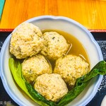 麺紡 - 麺紡名物鶏つくね