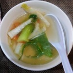 炭火焼肉 漢前 - スープ