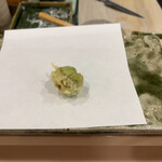 天白 - 蕗の薹の天麩羅