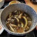 杉ッ家 - キノコのつけ汁