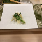 天白 - 菜の花の天麩羅