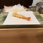 天白 - 才巻海老(種子島産)の天麩羅