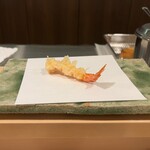 天白 - 才巻海老(種子島産)の天麩羅