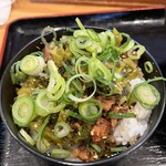 MARU龍 - 豚たかな丼アップです。