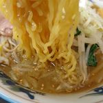 キネドール - 岩塩ラーメンの麺