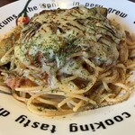 和パスタさくら - 炙りチーズのラグーソース