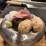 スタンド mamoru - 赤酢飯付（おまけ？）