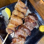 豚小家 - 豚トロ ハラミ