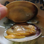 ラーメン246亭 - アサリラーメンの大粒のアサリ