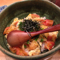 天ぷら もっこす - トマト天とじ