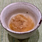 魚と炭と 濵さき - これはホヤなのか？super fresh このわた！（海鼠のハラワタ）