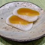 魚と炭と 濵さき - とっても濃厚な自家製カラスミ！