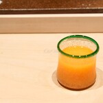 寿司つばさ - 蜜柑ジュース