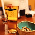 いちいち.つう - スーパードライエクストラコールドとお通し