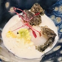 ワインラウンジ＆レストラン セパージュ 名古屋店 - 平貝　知多海苔　カリフラワー