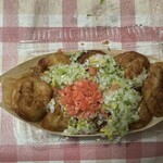 たこ顔 - 料理写真:ネギ塩たこ焼き